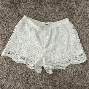 lace shorts from Garage, size: small